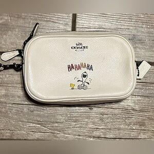 Coach Peanuts Wristlet